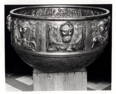 Full size replica of the Gundestrup Cauldron, original made 1st century BC by Celtic