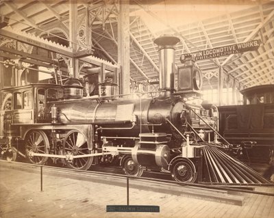 Baldwin locomotive, "No. 1154", Centennial Exhibition, Philadelphia by Centennial Photographic Co.