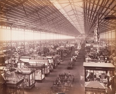 Main Building, from East Gallery, Centennial Exhibition, Philadelphia by Centennial Photographic Co.