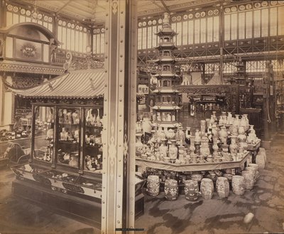 View of the Chinese Court, Main Building, Centennial Exhibition, Philadelphia by Centennial Photographic Co.