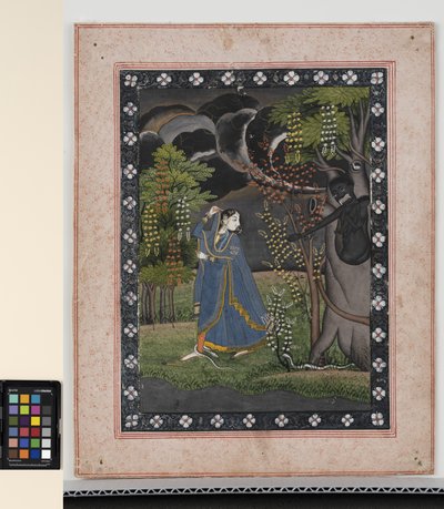 Abhisarika Nayika, c.1820 by Central Indian School