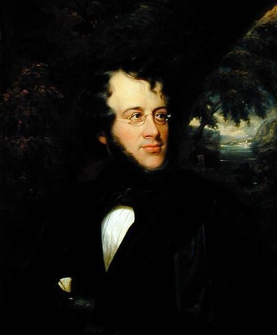 Portrait of Charles Fenno Hoffman (1806-84) by Cephas Giovanni Thompson