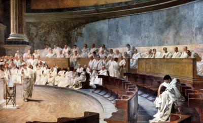 Cicero in the Senate denouncing Catiline by Cesare Maccari