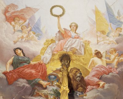 Allegory of Italy (detail) by Cesare Mariani