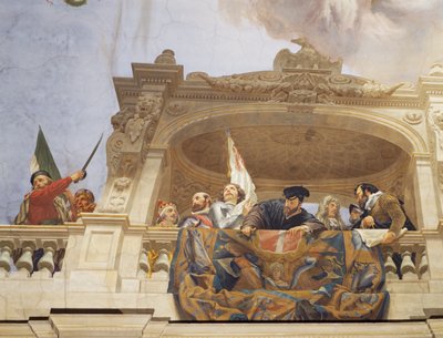 Detail from Allegory of Italy (detail) by Cesare Mariani