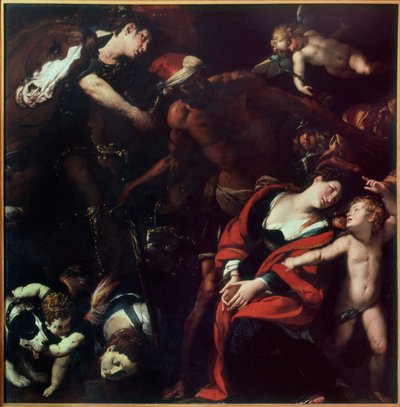The martyrdom of St. Rufina and St. Secunda by Cesare Morazzone Pier Francesco and Cerano Procaccini