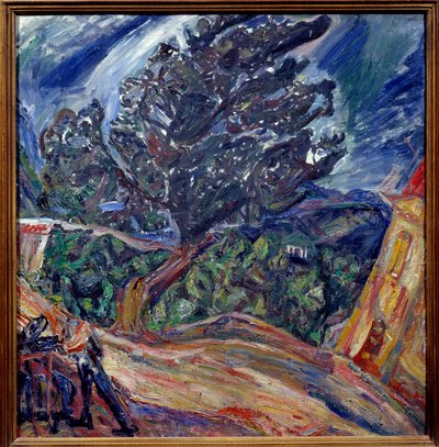Big Tree Blue by Chaim Soutine
