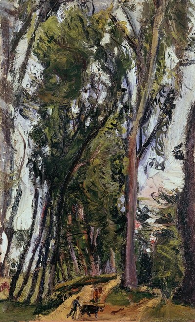 Landscape with Farmer by Chaim Soutine