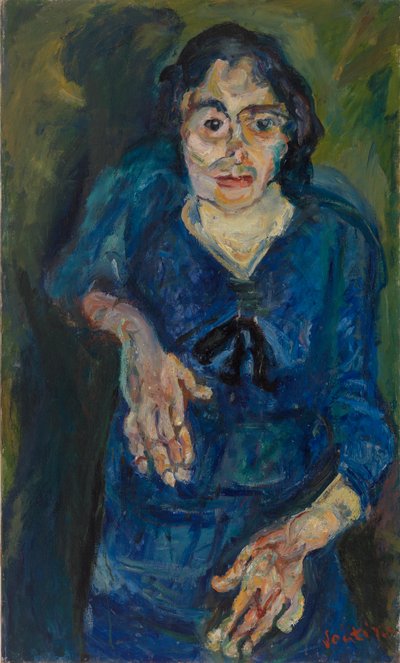 Woman in Blue by Chaim Soutine