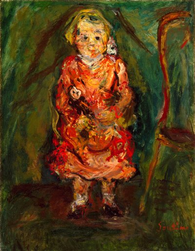 Young Girl with a Doll by Chaim Soutine