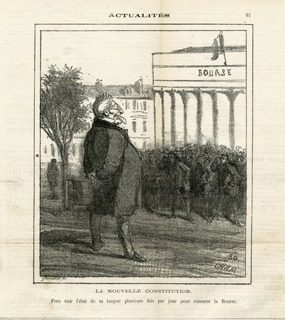 Illustration of Cham (1819-1879) in Le Charivari by Amédée de Noé