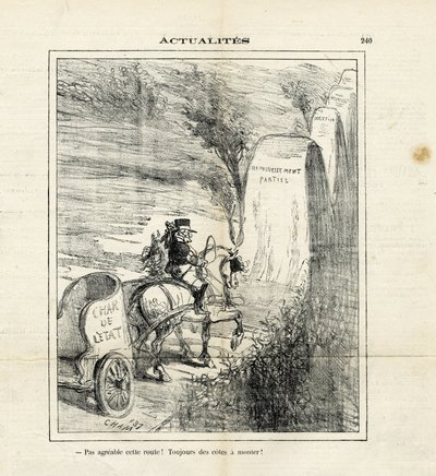 Illustration of Cham (1819-1879) in Le Charivari by Amédée de Noé