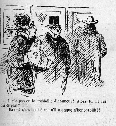 Cartoon on the Recognition of the Painters of the 1879 Salon by Amédée de Noé