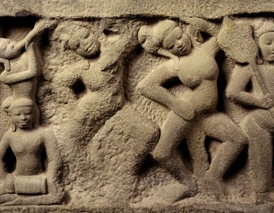 Musicians and dancers by Cham School
