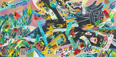 Interconnected Urban World by Changyu Zou