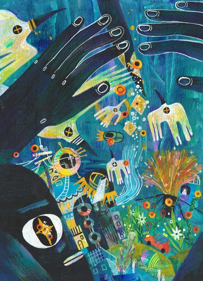 Magical Hands Dreamscape by Changyu Zou