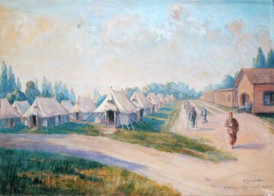 The Convalescent Quarter of the Canadian Military Hospital at St. Cloud by Charles Andre Igounet de Villers