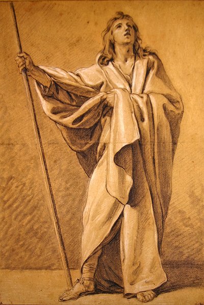 Study of Saint Roch by Charles Michel Ange Challe