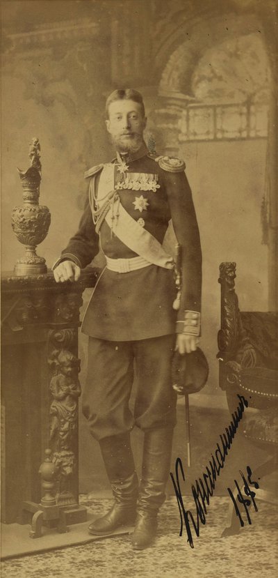 Portrait of Grand Duke Constantine Constantinovich of Russia (1858-1915) by Charles Bergamasco