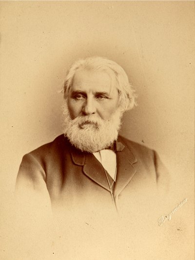 Portrait of Ivan Sergeyevich Turgenev (1818-1883) by Charles Bergamasco
