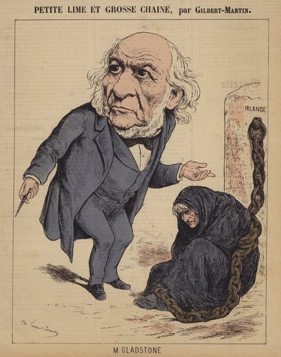 Small file and big chain by Charles (after) Gilbert Martin