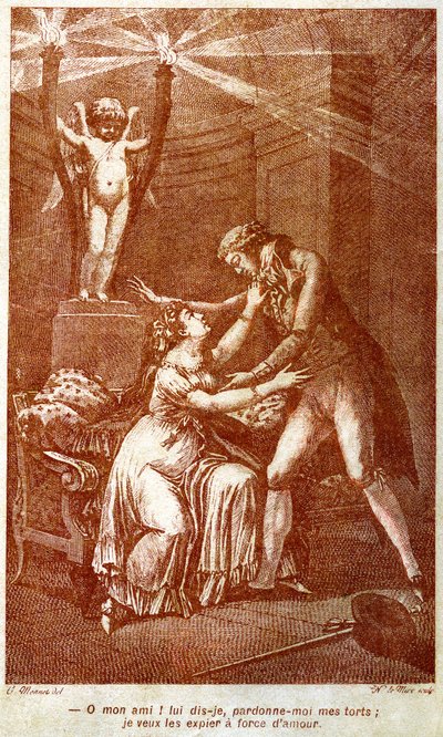 Forgive me my wrongs; I want to atone for them with love. by Charles (after) Monnet