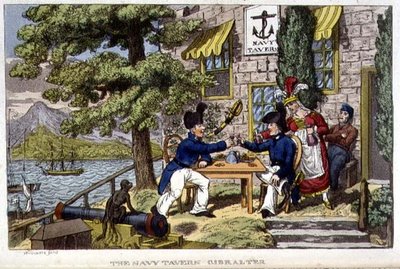 The Navy Tavern, Gibraltar, Plate from 