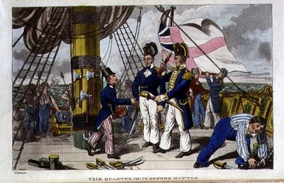 The Quarter Deck before Battle, from 