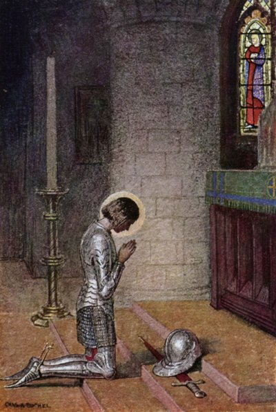 Joan of Arc: Before the Altar by Charles A. Buchel