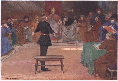 The trial (from The Story of Jeanne D