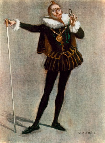 Twelfth Night: Malvolio, Mr Tree by Charles A. Buchel