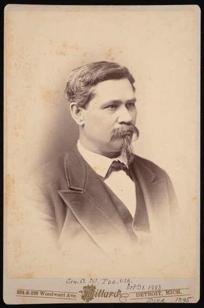 Portrait of Orlando Metcalfe Poe 1832-1895, October 31, 1883 by Charles A Millard