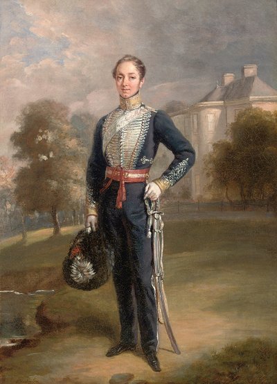 Portrait of Lieutenant George Ramsay of Lixmont, 1838 by Charles Achille DHardiviller