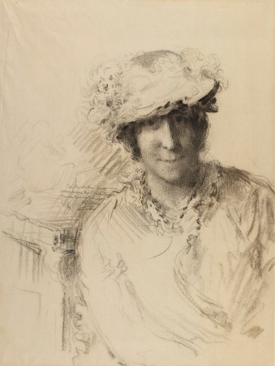Portrait of a Lady by Charles Albert Waltner