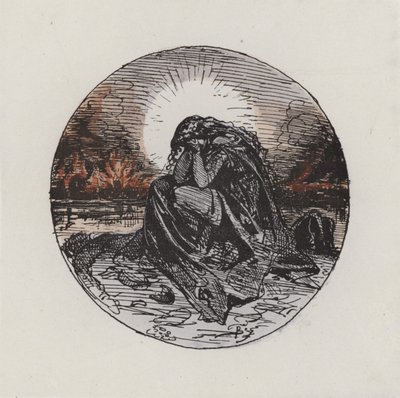 France Weeping by Charles Albert d Arnoux Bertall