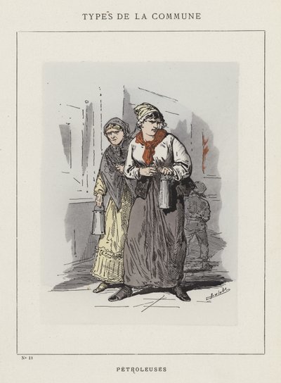 Petroleuses by Charles Albert d Arnoux Bertall