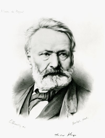 Portrait of Victor Hugo (1802-85) from 