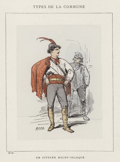 A Moldo-Wallachian Citizen by Charles Albert d Arnoux Bertall