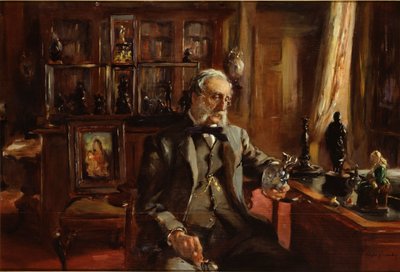 The Collector at Home, late 19th century by Charles Alexander