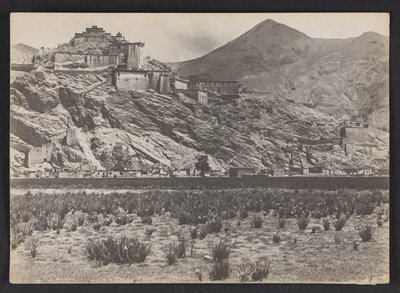 The Fort (Dzong) at Gyantse by Charles Alfred Bell