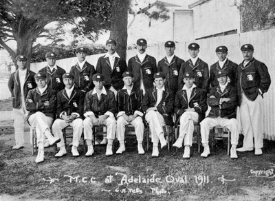 The Australian-Touring English Cricket Team of 1911-1912 by Charles Alfred Petts