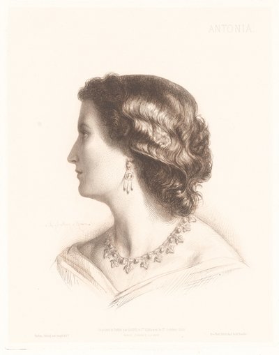 Portrait of an Italian Woman by Charles Alphonse Paul Bellay