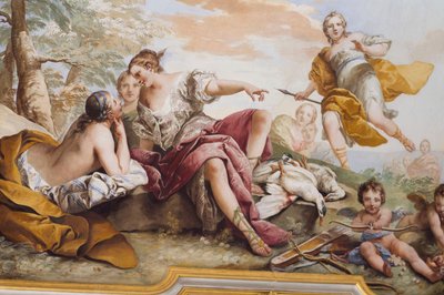 The Rest of Diana among the Nymphs, Fresco, Vaulted Ceiling of the Bedroom, Queen