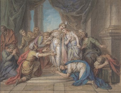 Joseph Recognized by His Brothers, 18th Century by Charles Antoine Coypel