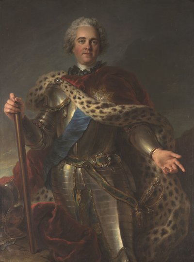 Portrait of Maurice de Saxe, Marshal of France by Charles Antoine Coypel