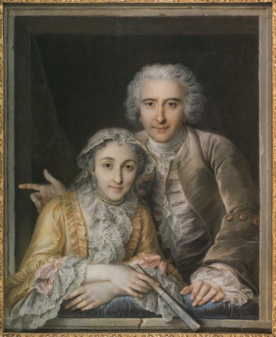 Portrait of Philippe Coypel and His Wife by Charles Antoine Coypel