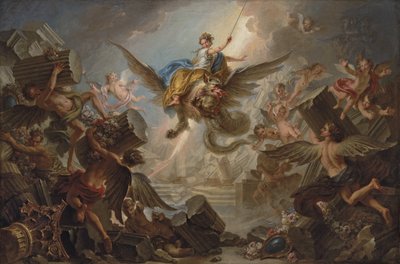 The Destruction of the Palace of Armida by Charles Antoine Coypel
