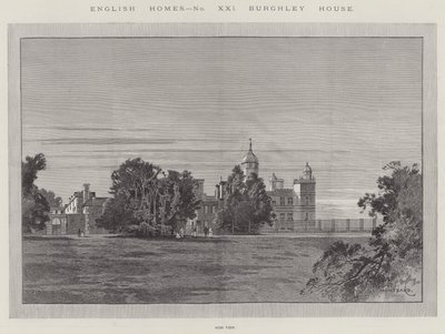 Burghley House by Charles Auguste Loye