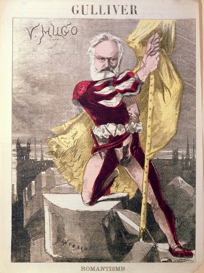 Caricature of Victor Hugo from 