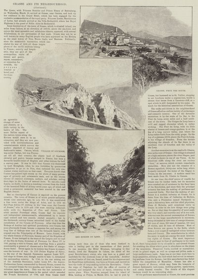 Grasse and Its Neighbourhood by Charles Auguste Loye